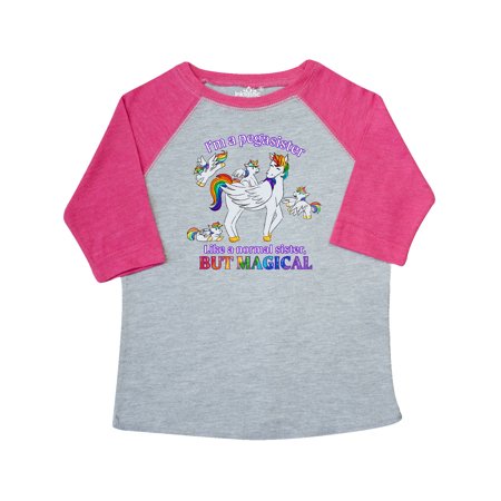 

Inktastic I m a Pegasister Like a Normal Sister but Magical Gift Toddler Boy or Toddler Girl T-Shirt