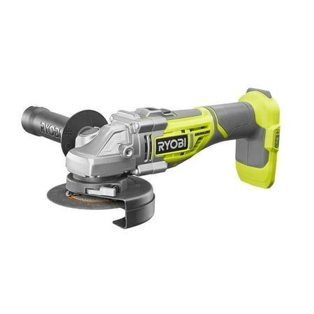 Ryobi 18-Volt One+ Cordless 4-1/2 in. Brushless Cut-Off Tool/Angle Grinder (Tool Only) (Best Battery Powered Angle Grinder)