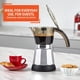 thumbnail image 3 of Imusa 6 o 3tazas Cafetera espresso eléctrica, Plata, 3 of 8