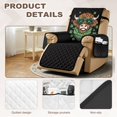 thumbnail image 3 of TSOVTHRID Highland Cattle Shamrock Black Recliner Chair Covers Lazy Boy Recliner Covers Stay in Place Couch Cover Slipcovers Non-Slip Furniture Protector for Home St. Patrick's Day Decor, 3 of 7