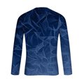 thumbnail image 4 of Xzbqbs Shirts for Men Long Sleeve Crewneck Pullover Fashion Print Graphic Tee Shirts Casual Loose Outfits Lightweight Shirts, 4 of 5