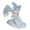 thumbnail image 4 of Winter Fire Ice Fairy Angel Queen in Corset Gown With Bunny Rabbit Figurine, 4 of 9