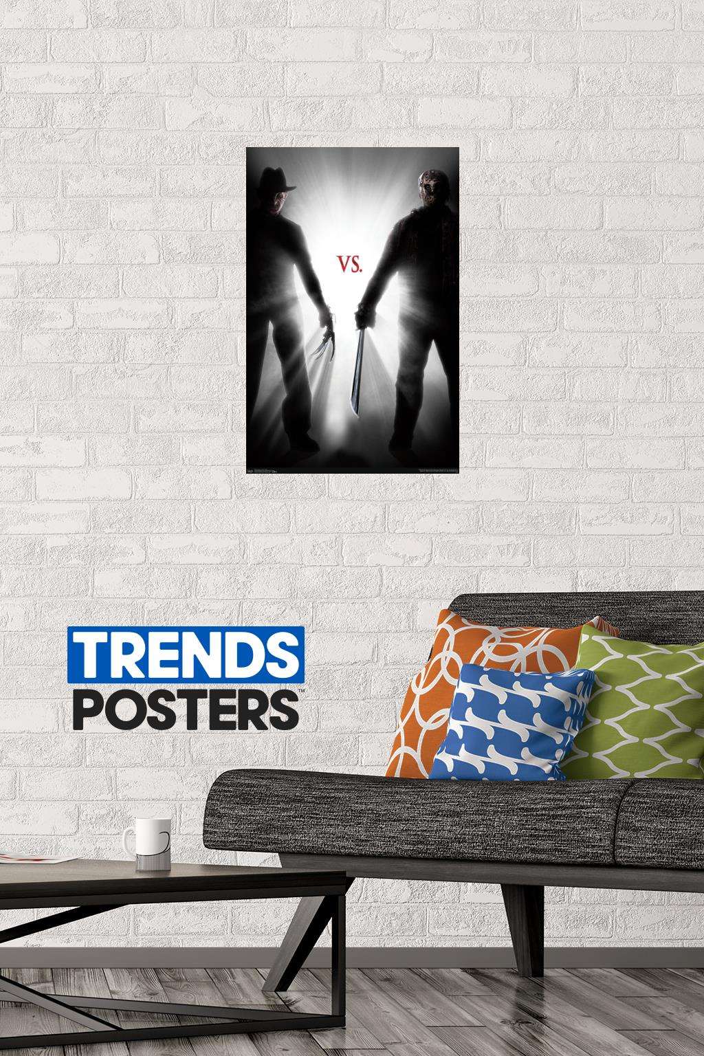 Freddy vs. Jason - Light Wall Poster, 14.725" x 22.375"