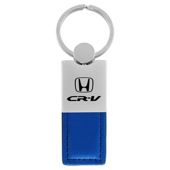 Honda CR-V Keychain & Keyring - Duo Premium Blue Leather