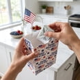 thumbnail image 5 of Tumao 18 Pcs 4th of July Gift Bags with Handle Reusable Paper American Flag Goodie Bags Independence Day Gift Bag for Patriotic Independence Party Supplies, 5 of 5