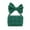 Green, variant on Pleated Bow Bag Women's Handbag Crossbody Shoulder Bag in Soft Polyester, Wide Strap, Casual and Practical Style for Everyday Use and Travel, Lightweight Yet Durable