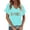 Mint Green, variant on Christian T-Shirts for Women God Is Good All the Time Christian Tee Shirts Cute Religious V-Neck Short Sleeve Trendy Faith Tee Tops for Daily Casual and Sports Wear Purple XXL