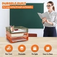 thumbnail image 2 of Bandejas apilables 4E's Novelty para el aula, papel A4, paquete de 6, 2 of 7