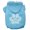 Baby Blue, variant on Pet Dog Cat Hoodie Screen Printed, "Chevron Paw Print"