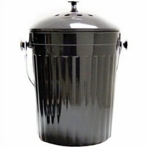 Natural Home Molded Charcoal Compost Bin, 1 gallon, Charcoal