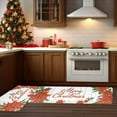 thumbnail image 3 of Christmas Kitchen Mat Set 2PC, L-Shaped Anti-Fatigue Rugs with Non-Slip Backing, Water/Oil Resistant 16x24 & 16x43 Inch Floor Mats for Holiday DecorC, 3 of 6