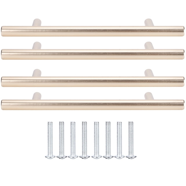 4Set Poignée de Porte en Alliage d'Aluminium Or Tiroir Tirer Poignées Armoire Garde-Robe HardwareHole Distance 96