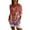 Hot Pink, variant on Womens Shirts Long Sleeve Boho Shirts V Neck Vintage Floral Tops Ladies Blouses Casual Graphic Shirt Spring Workout Tops