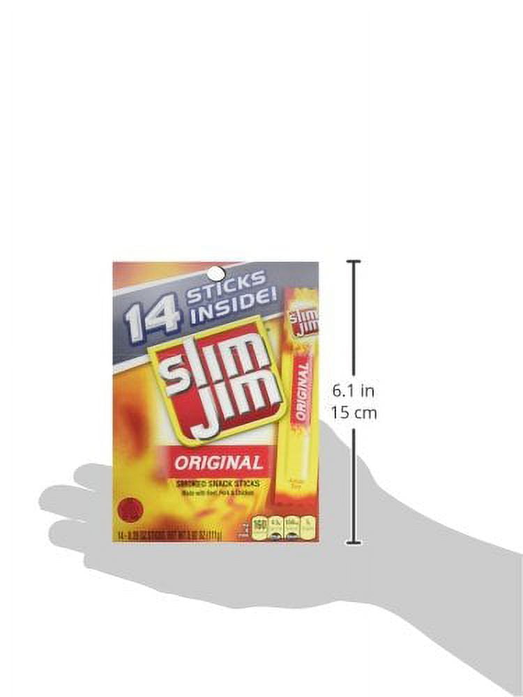 Slim Jim Original Gable Top 3.92Oz (Pack of 2) - Walmart.com