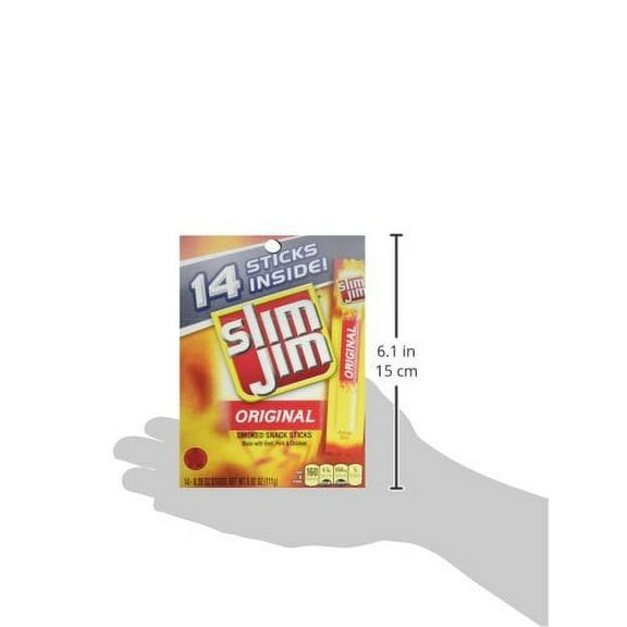 Slim Jim Original Gable Top 3.92Oz (Pack of 4)