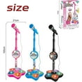 thumbnail image 6 of Star Microphone with Stand, All in One Microphone Toy for Kids, 2025 New Karaoke Machine Toy with Music & Light, Adjustable Height, Christmas & Birthday Gifts for Ages 3-8 (Blue), 6 of 8