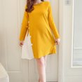 thumbnail image 4 of Aloohaidyvio Maternity Dresses for Women,Women's Summer Clothing Patchwork Loose Oversized Pregnant Dress for Baby Shower/Photoshoo, 4 of 4