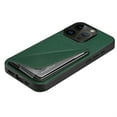 thumbnail image 2 of SaniMore for iPhone 14 Plus Case, PU Leather Skin & Rugged PC Backplane Card Slots [Up to 2] Shockproof Anti-fall Flip Kickstand Slim Lightweight Business Shell for iPhone 14 Plus, Green, 2 of 5