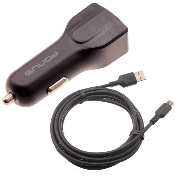 18W Fast Car Charger for OnePlus Nord N20 5G Phone - USB Port 6ft Cable Type-C Quick Charge DC Socket for OnePlus Nord N20 5G