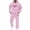 Pink, variant on ibiyuan Sweat Suits Men Long Sleeve Matching Outfits Casual Long Sleeve Hoodie Sweatshirts and Jogger Sweatpants Sweatsuits Set for Men Outfits Sport Suits,Light Purple