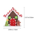 thumbnail image 3 of 1PC Xmas Polymer Clay House Pendant Christmas Shop Window Layout House Prop, 3 of 7