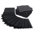 thumbnail image 1 of Paquete de 12 Esteras para Ejercicios de Piso para Gimnasio en Casa o Acolchado de Piso para Yoga, Pesas, Equipo de Gimnasio Negro, 1 of 5