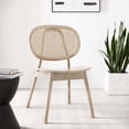 thumbnail image 2 of Side Dining Chair, Grey Gray, Wood, Modern Contemporary Farmhouse Coastal, Kitchen Room Cafe Bistro Restaurant Hospitality, 2 of 8