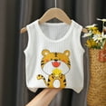 thumbnail image 4 of Gibobby Blusas Elegantes Para Niños Camisa para niños pequeños Estampados de dibujos animados Botón de manga corta Chacket Niños Niñas Camisa Tops Outwear(Amarillo, 3-4 Años), 4 of 5
