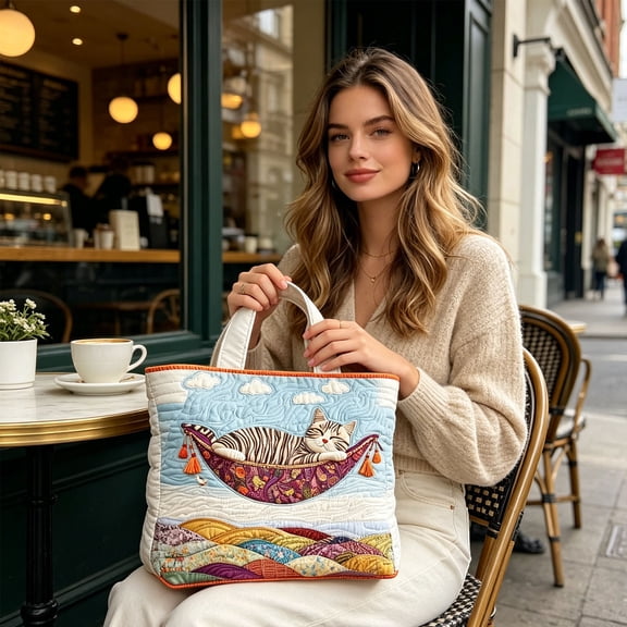 Quilted Tote Bag for Women Large Capacity Multi Functional Everyday Bag with Embroidery Laptop Bag Crossbody Shoulder Bag for Work Travel and Weekend