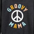 thumbnail image 3 of Instant Message - Groovy Mama - Women's French Terry Long Sleeve Pullover, 3 of 6