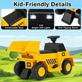 thumbnail image 6 of 6V Electric Licensed Caterpillar Construction Vehicle with One-Button Start, 6 of 9