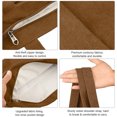 thumbnail image 4 of Bolso de mano de pana con cremallera, bolso de hombro, bolso de mano para mujer, bolso de compras de gran capacidad, bolso de mano con bolsillos, 4 of 6