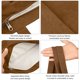 thumbnail image 4 of Bolso de mano de pana con cremallera, bolso de hombro, bolso de mano para mujer, bolso de compras de gran capacidad, bolso de mano con bolsillos, 4 of 6