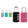 thumbnail image 3 of Naierhg 4 Digits Combination Secure Coded Lock Travel Luggage Suitcase Password Padlock Green, 3 of 7