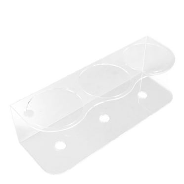 BERTDOMD Spray Can Holder Wall Mounting Spray Bottle Holder 3-grids Spray Bottle Rack for Garage Kitchen