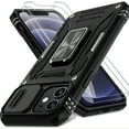 thumbnail image 1 of [Kejiang Film] Suitable for Apple Series Heavy-Duty Anti-Fall Bracket Mobile Phone Case with Push Window Protection Bag Tempered Film, 1 of 5