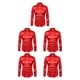 thumbnail image 2 of Sonducket Camisa transpirable para hombre Satén con mangas largas - Trabajo Boda o hogar Camisa para hombre Manga larga formal Rojo grande 2XL Type2 NO2, 2 of 6
