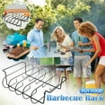 thumbnail image 1 of Binmer Spareribs Grill Rib Rack For Gas Smoker Charcoal Grill Hold 5 Racks, 1 of 9