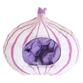 thumbnail image 1 of Cosplay de cebolla de peluche sombrero de vestir de vegetales lindo para festivales, 1 of 9
