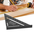 thumbnail image 4 of Triangular Scale Ruler, Accurate Conversion Table Horizontal Base Practical Triangular Measure Ruler Thickened Aluminum Alloy  for Carpenter Woodworking Tools, 4 of 7