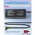 thumbnail image 3 of 45W 19.5V 2.31A Laptop Power Adapter Charger for HP 741727-001 721092-001 719309-001 HSTNN-DA40 ADP-45WD B, Pavilion TouchSmart 11 13 15 Series Notebook Stream 14 13 11 Envy X360 Blue Tip Cord, 3 of 6