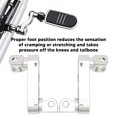 thumbnail image 4 of Adjustable Foot Pegs Bracket, Motorcycle Foot Peg Highway Bracket 360 Adjustable Rugged Foot Peg Extension Bracket for Touring, 4 of 7
