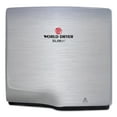 thumbnail image 2 of WORLD DRYER L-974A SLIMdri 110 - 240V 8.7 Amp Compact Corded Wall Mount Hand Dryer - Aluminum/White, 2 of 2