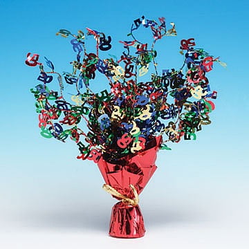 50th foil centerpiece spray birthday