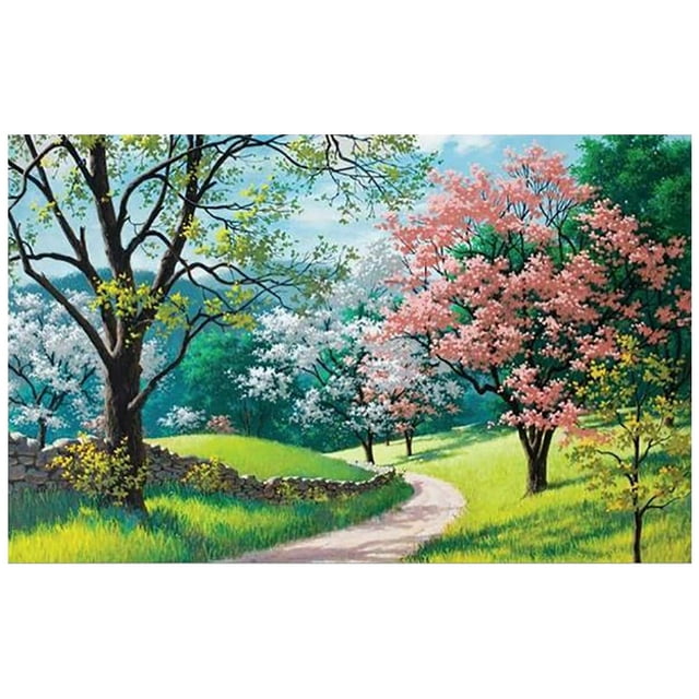 1000PCS Paper Puzzle Cartoon Oil Painting DIY Puzzle Jigsaw Puzzle for Adults