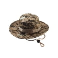 thumbnail image 5 of EINCcm Hats for Men Unisex Round Camouflage Cap Summer Sun Hat Bucket Hat Cowboy Hat for Outdoor Fishing Hiking Climbing Breathable Windproof UV Protection, Beige, 5 of 8
