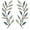 Green, variant on 2 Pack Metal Branch Wall Decor, Multi Color Rustic Leaf Farmhouse Wall Hanging Wall Art for Living Room Hallway Indoor Outdoor Home Decor
