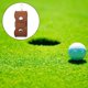 thumbnail image 3 of Bolsa de pelota de golf Bolsa de cuero Titular de Cinturón Bolsa de cintura Portátil Golf Soporte de herramientas de reparación Sumi Café Soledad Bolsa de pelota de golf, 3 of 10