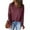 Wine, variant on SYMOID Womens Soft Stretch Long Sleeve Top - Loose Fit with Drop Shoulder & Thumb Hole Cuffs, Breathable for Everyday Wear & Layering, Pink (S to XXL),Size L