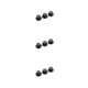 thumbnail image 5 of Greeniant 3 Pieces Guitar Knobs Small Spare Volume Control Fitting Fittings Replacing Parts Music Tone Caps Part Knob Guitars Instrument Type1 NO1, 5 of 6